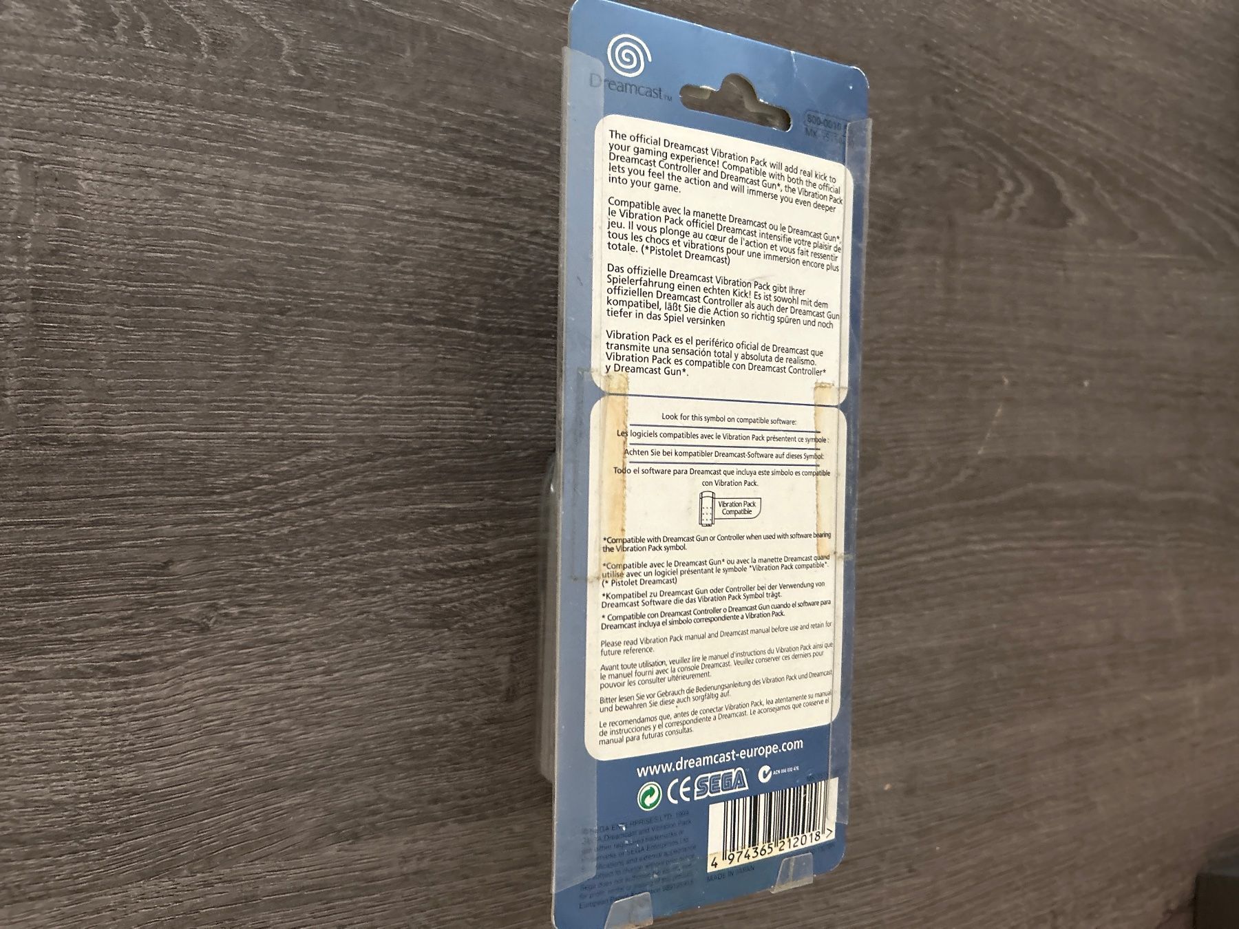 Controller: Dreamcast Vibration Pack neu originalverpackt – Usato da Zollikerberg venduto da Lukem01 1
