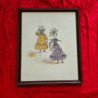 Irène Zurkinden Drei Frauen 435/500 Rahmen 55x44