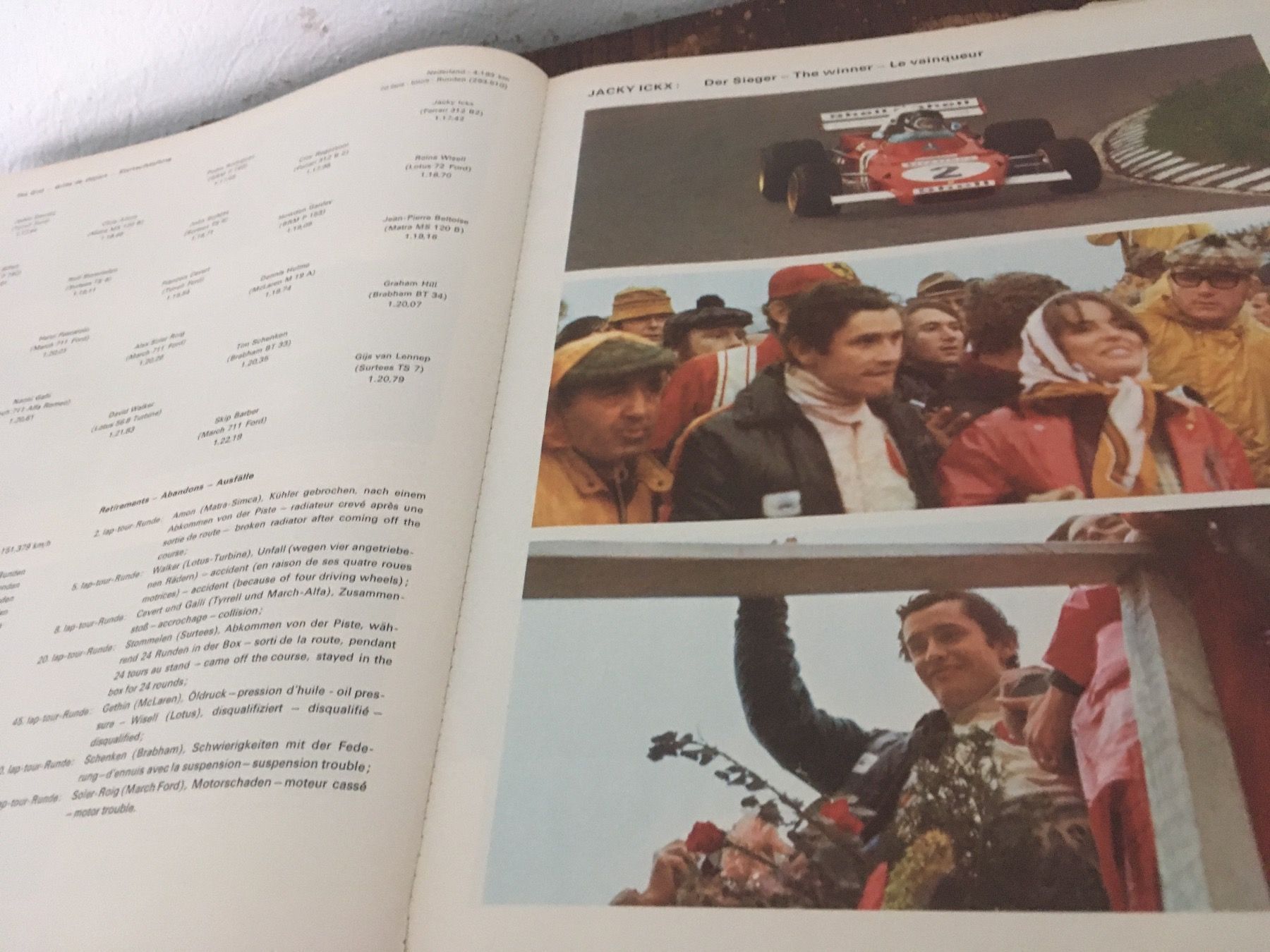 Libri: Formula 1 book, saison 1971 – Usato da Paudex venduto da micinque 2