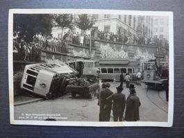 1930 AK Zürich Tramunglück vom10.9.1930  Fr. 4.--