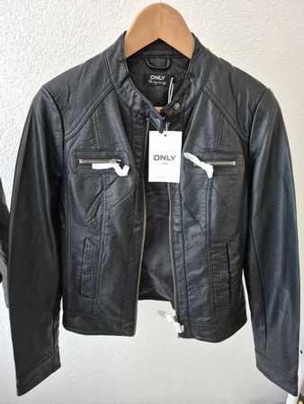 Kunstleder-Jacke , Neu, Gr.36