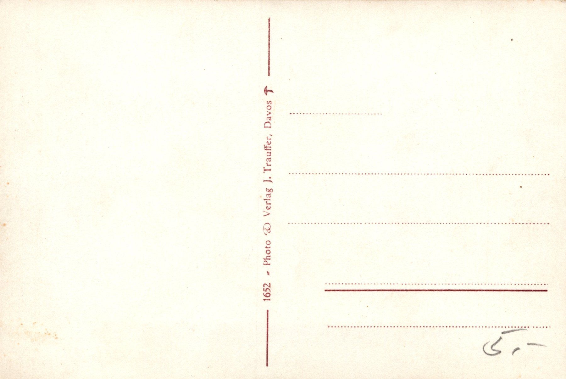 Cartoline postali: 0087 - Postkarte / Ansichtskarte - Davos Schatzalp – Usato da Reinach BL venduto da Boston-Verkauf 1