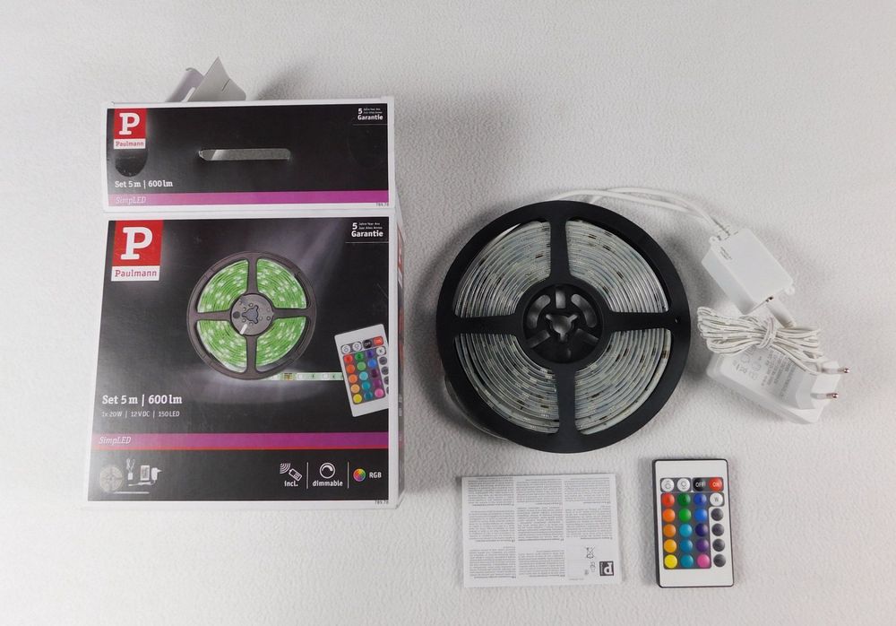 LED Streifen Set 5m 600lm PAULMANN SimpLED NEU (Neu (gemäss ...