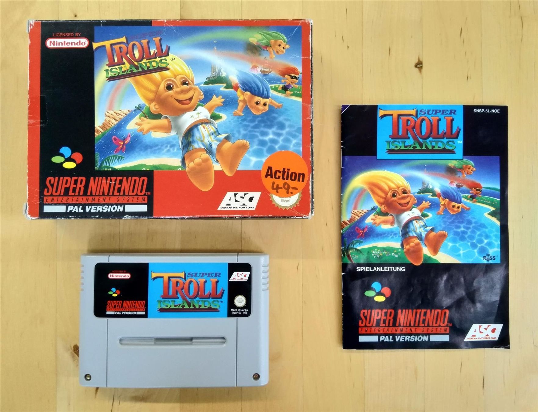 Nintendo Giochi: Troll Islands - OVP - SNES – Usato da Frauenfeld venduto da pakuw1