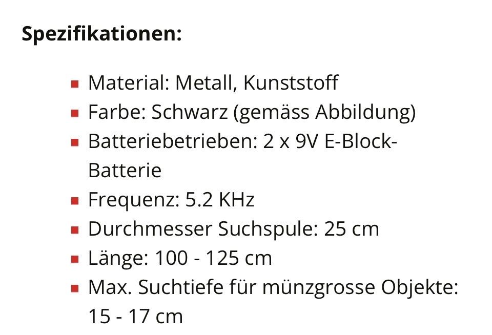Tous les outils: Einsteiger Metalldetektor  – D'occasion à Hergiswil b.Willisau par Bombardier02 3