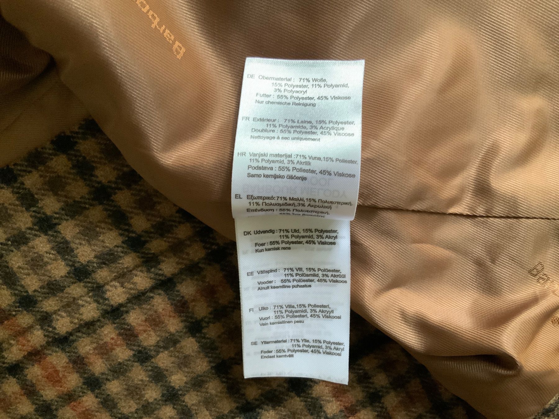 Barbour Cappotti: Mantel Barbour – Usato da Basel venduto da dreiklang01 4
