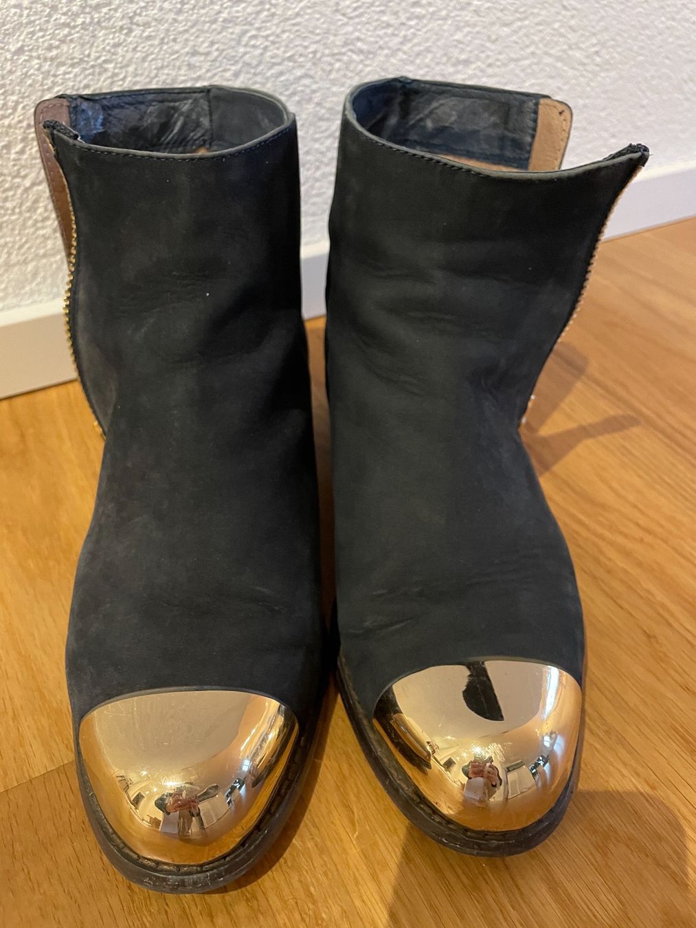 Scarpe da donna: Leder Stiefel 37 dunkelblau – Usato da uster venduto da 2017c 1
