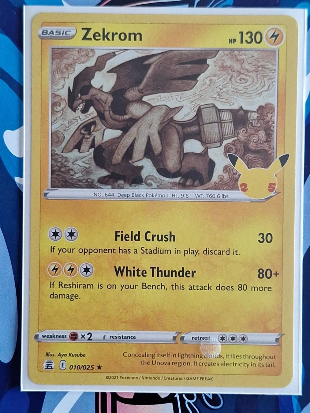 Pokémon Carte collezionabili: Zekrom - Holo - Celebrations #Ord17 – Usato da Altstätten SG venduto da GGsGameshop