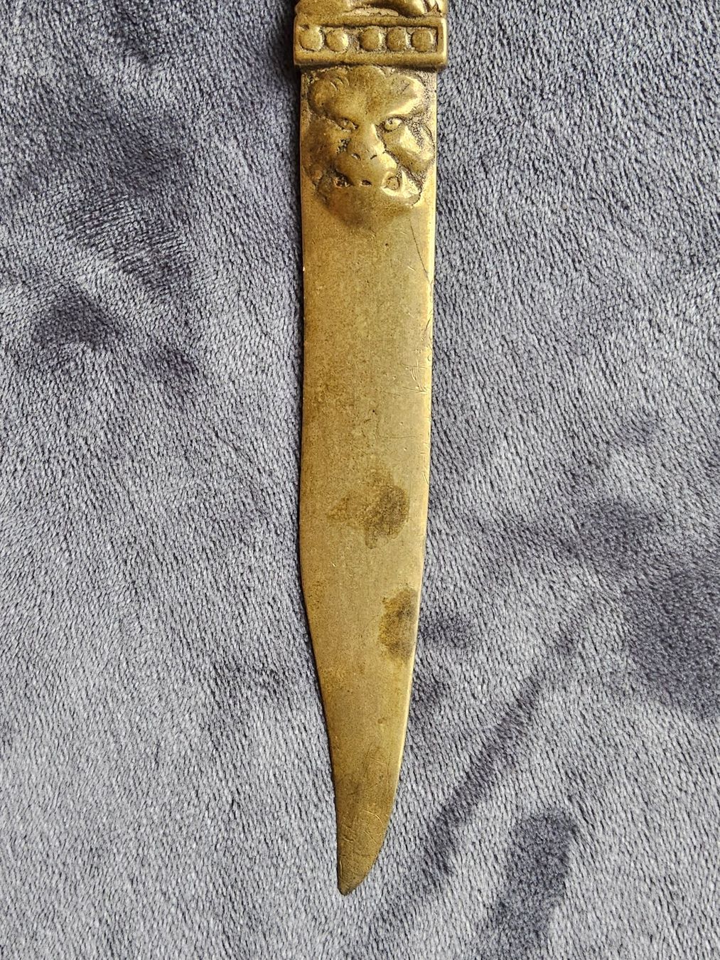 Sonstiger Bürobedarf: Antiker Messing Brieföffner Letter opener China – Gebraucht aus Zürich von sanwit 4