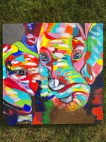 Acrylbild Elefanten 60x60cm
