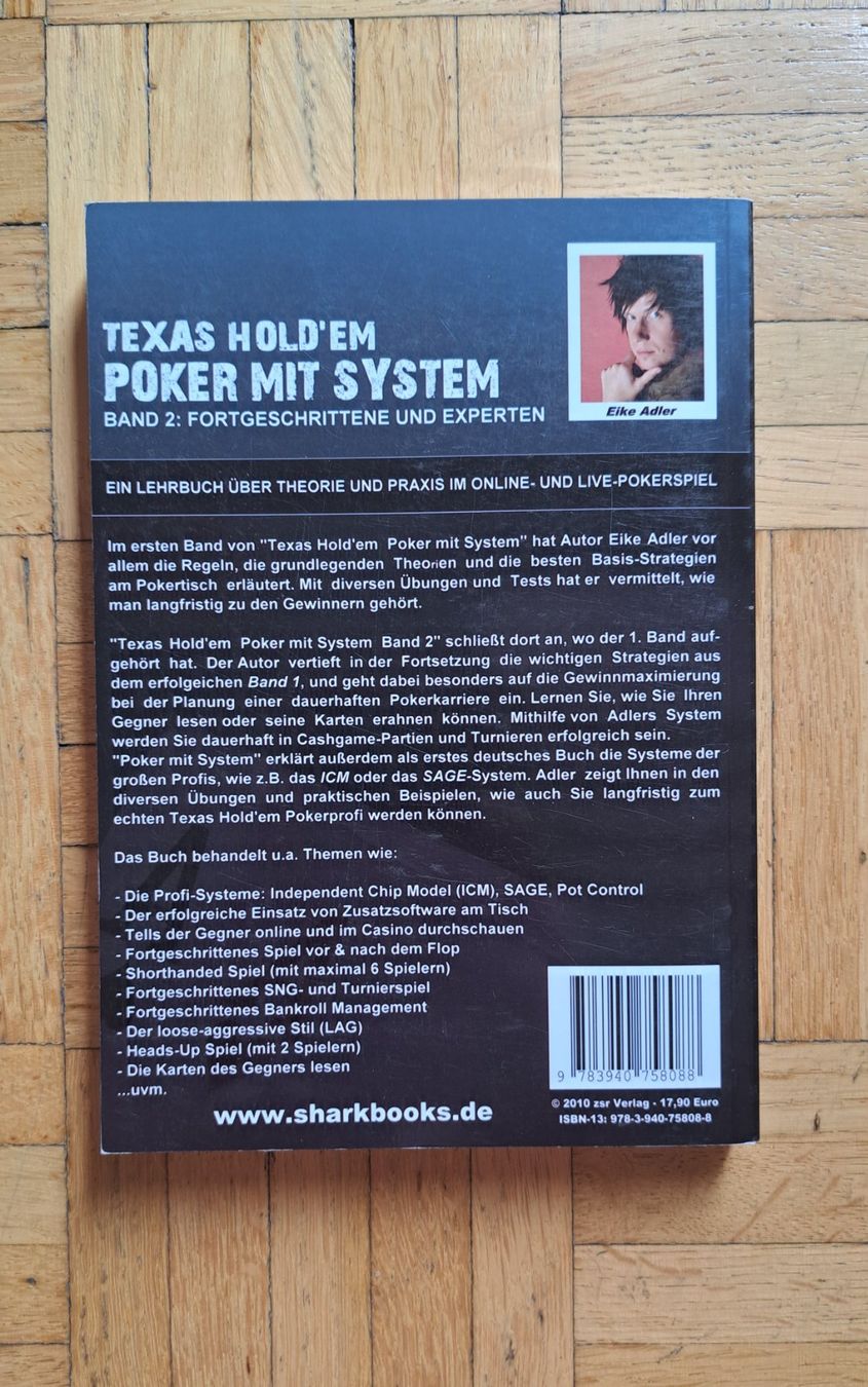 Libri: Texas Hold'em. Poker mit System. Band 2. – Usato da Zürich venduto da nic_dgn5 3