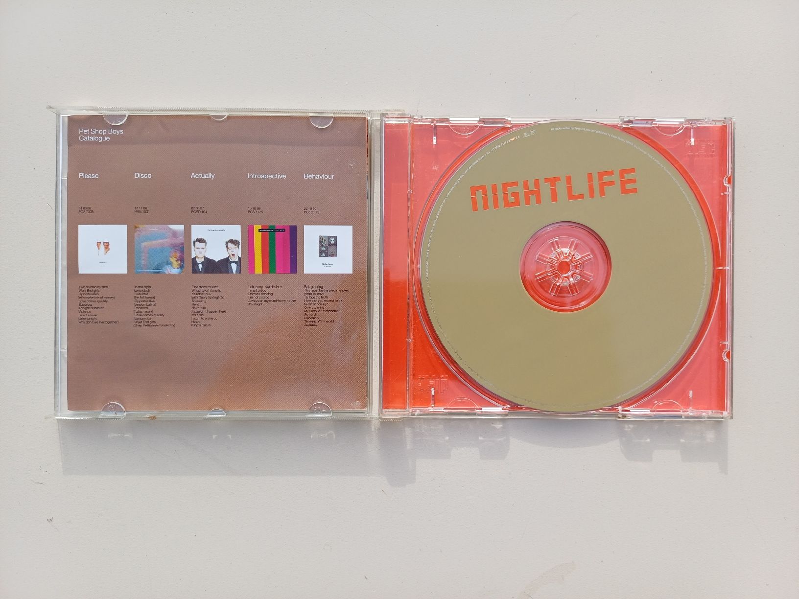 CD: Pet Shop Boys "Nightlife" CD – Nuovo (secondo la descrizione) da Begnins venduto da Drastic-Sound 2
