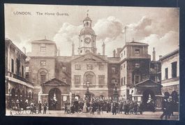 AK London . The Horse Guards, belebt, 1925