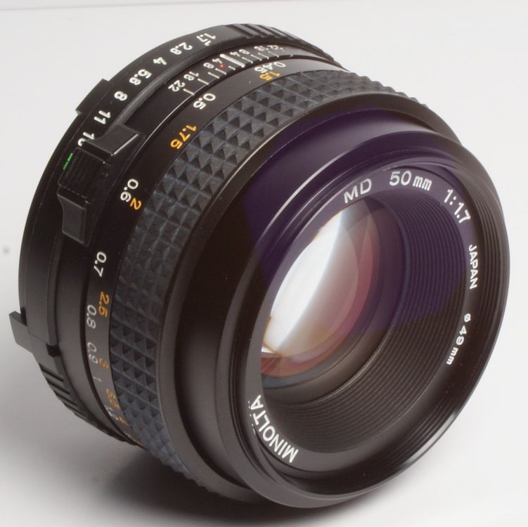 Objectif Minolta MD 50mm F/1.7 ? – Monture 49mm, Pour Hybrides, Occasion