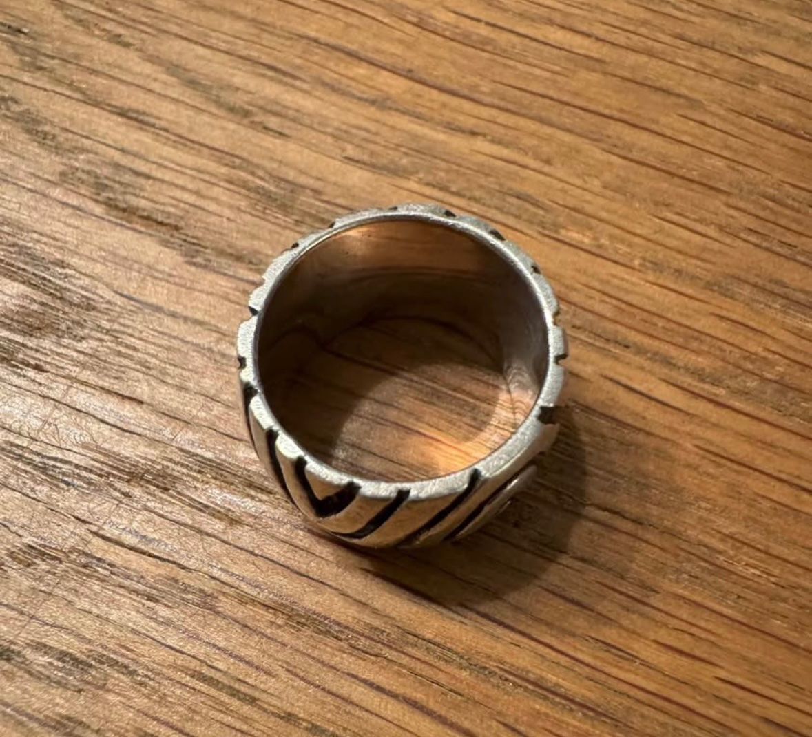 Anelli: Silber-Ring breit 925 mit schönem Muster neuwertig – Nuovo (secondo la descrizione) da Hinwil venduto da Pumuckel8 2