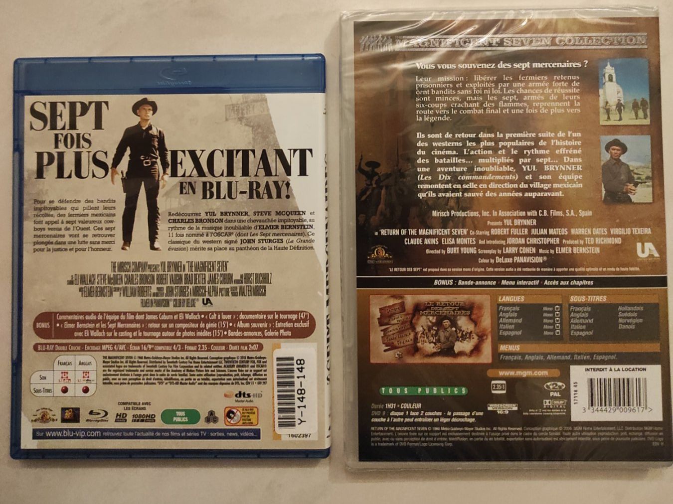 Tutti i DVDs: Die glorreichen sieben komplett 1-4 - Bluray/DVD – Nuovo (secondo la descrizione) da Winterthur venduto da Blacknero 1