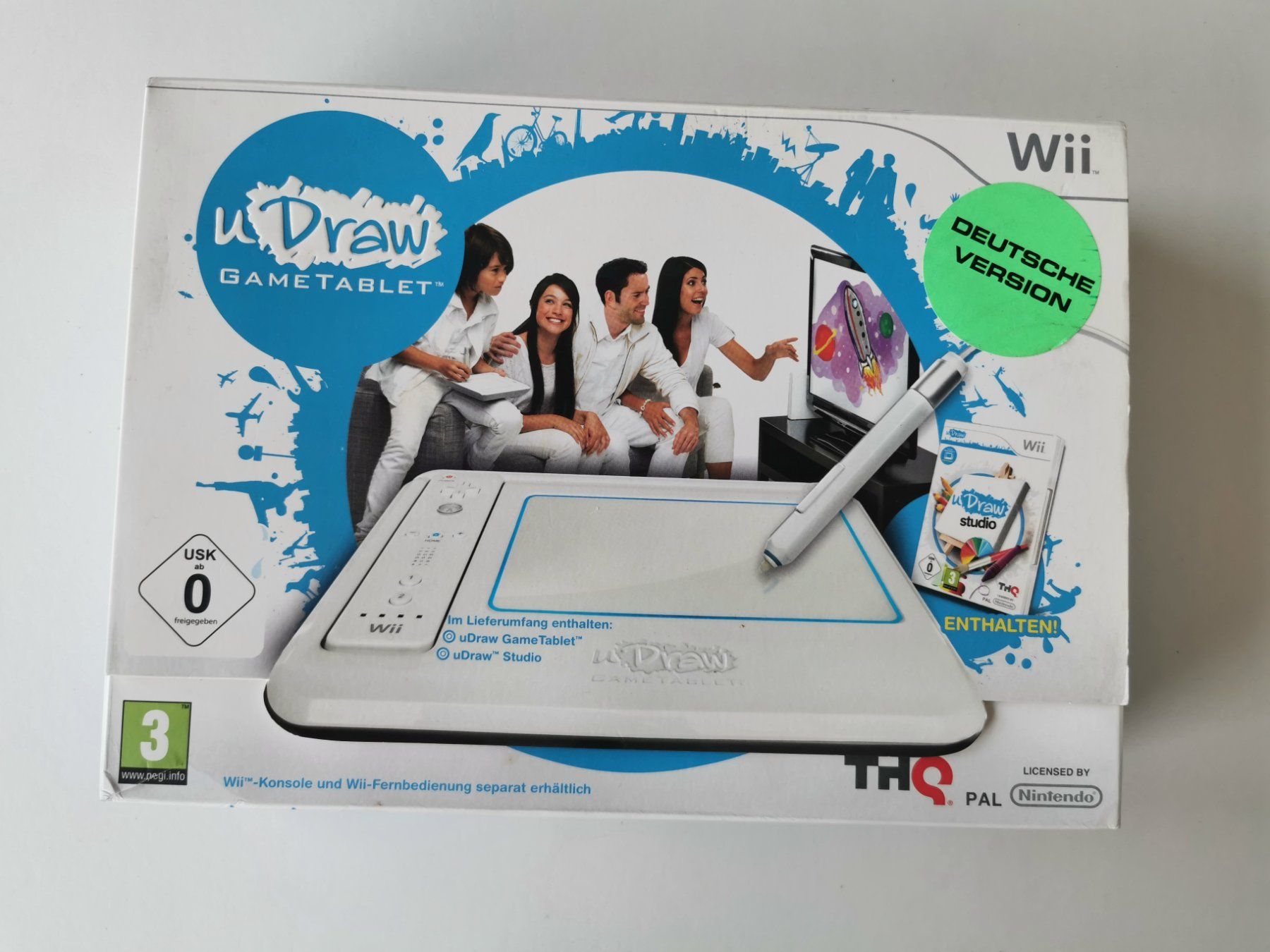 Nintendo Giochi: Wii - uDraw Gametablet OVP mit uDraw Studio – Usato da Lenzburg venduto da eyworld