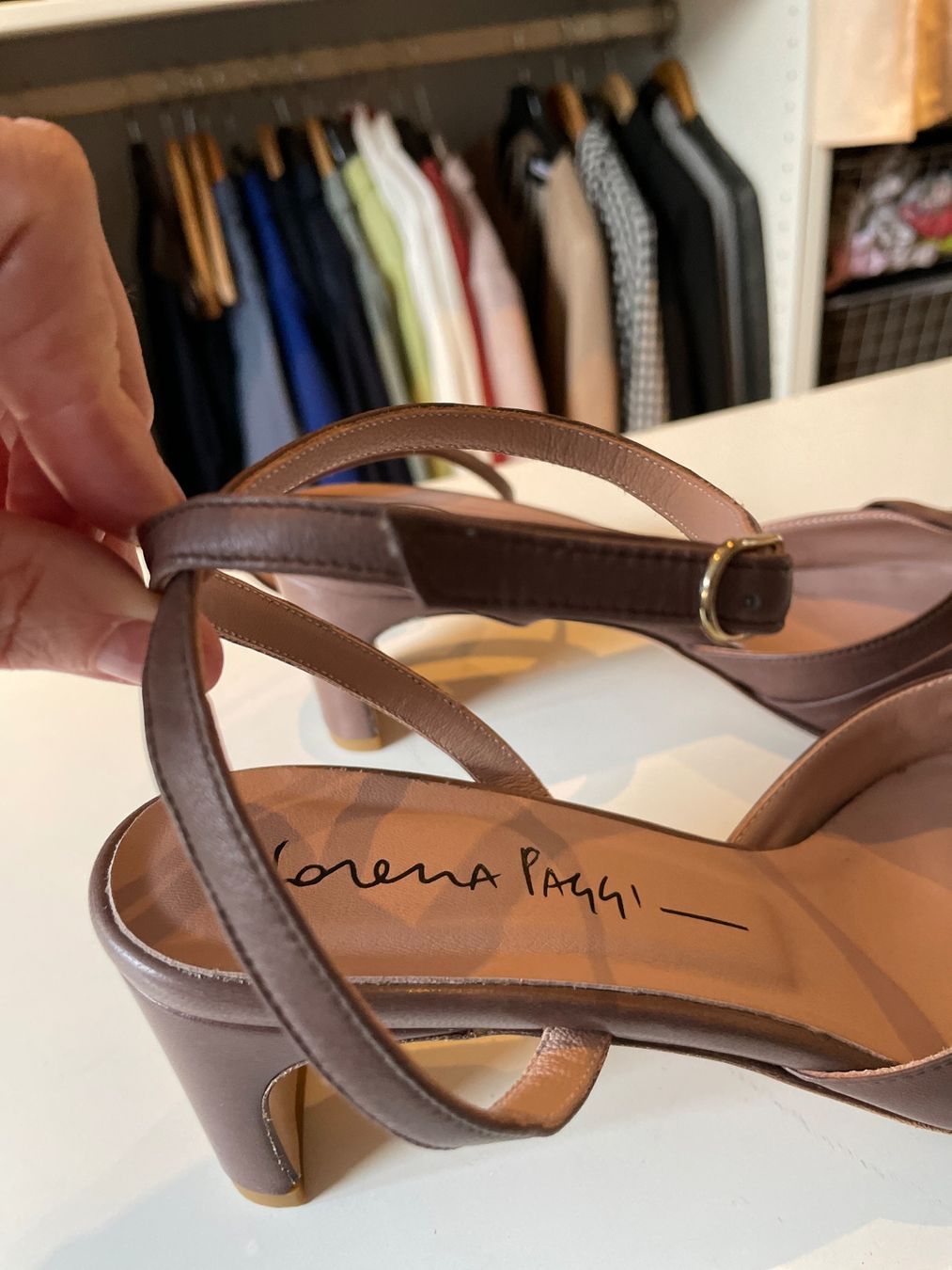 Scarpe da donna: Lorena Paggi Pumps Gr. 39 Leder braun Riemchen – Nuovo (secondo la descrizione) da Birsfelden venduto da Nic21 8
