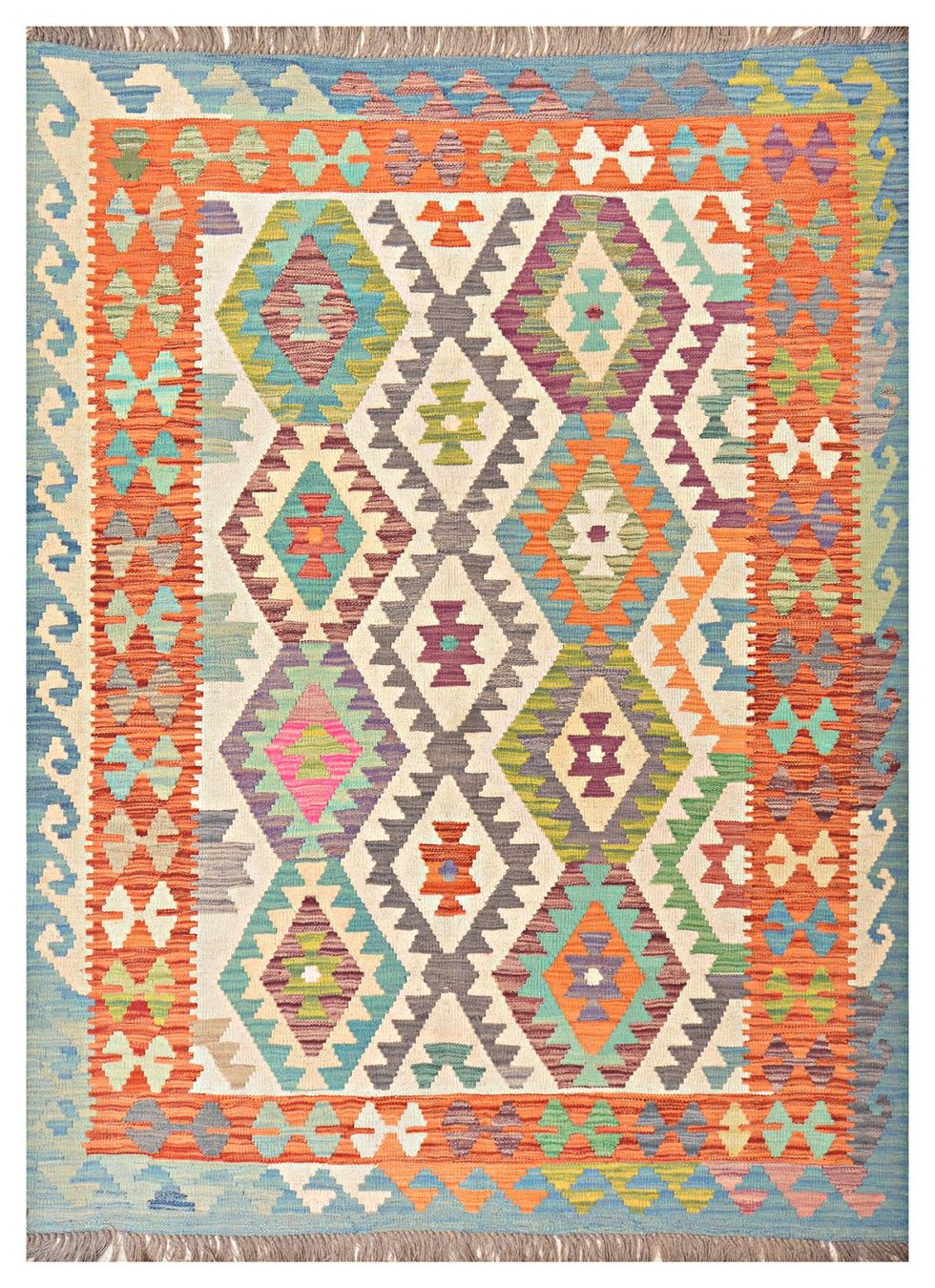 Kelim Tappeti: Oriente Kelim Teppich 150x200 Cm – Nuovo e nell'imballaggio originale da Lahore venduto da Fairways79 4