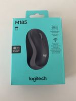 Logitech Maus M185 kabellos grau neu
