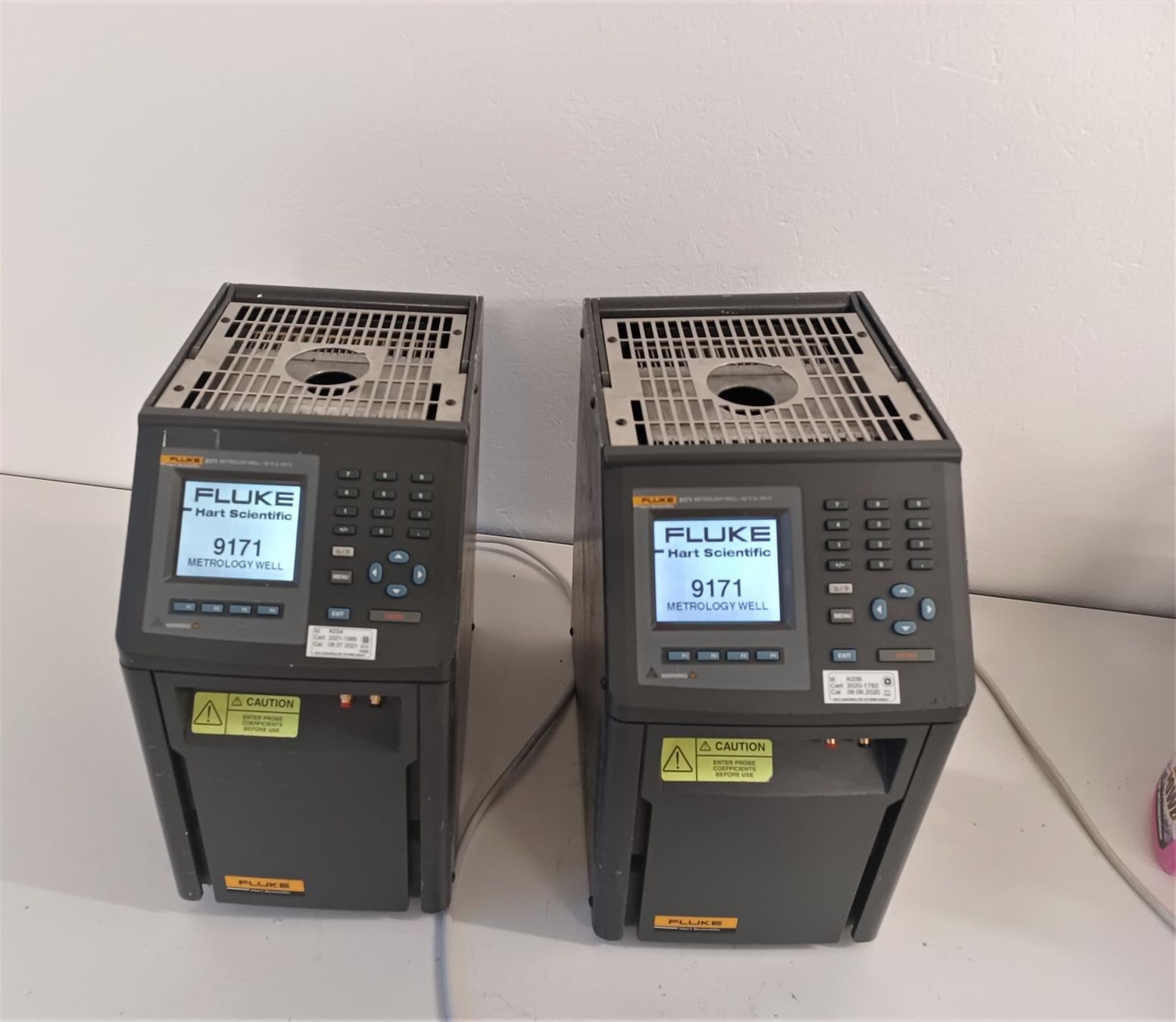 Fluke Misurare: 2x Fluke 9171Calibration Metrologie-Blockkalibrator – Usato da Niederdorf venduto da LeptonAG_Labor 1