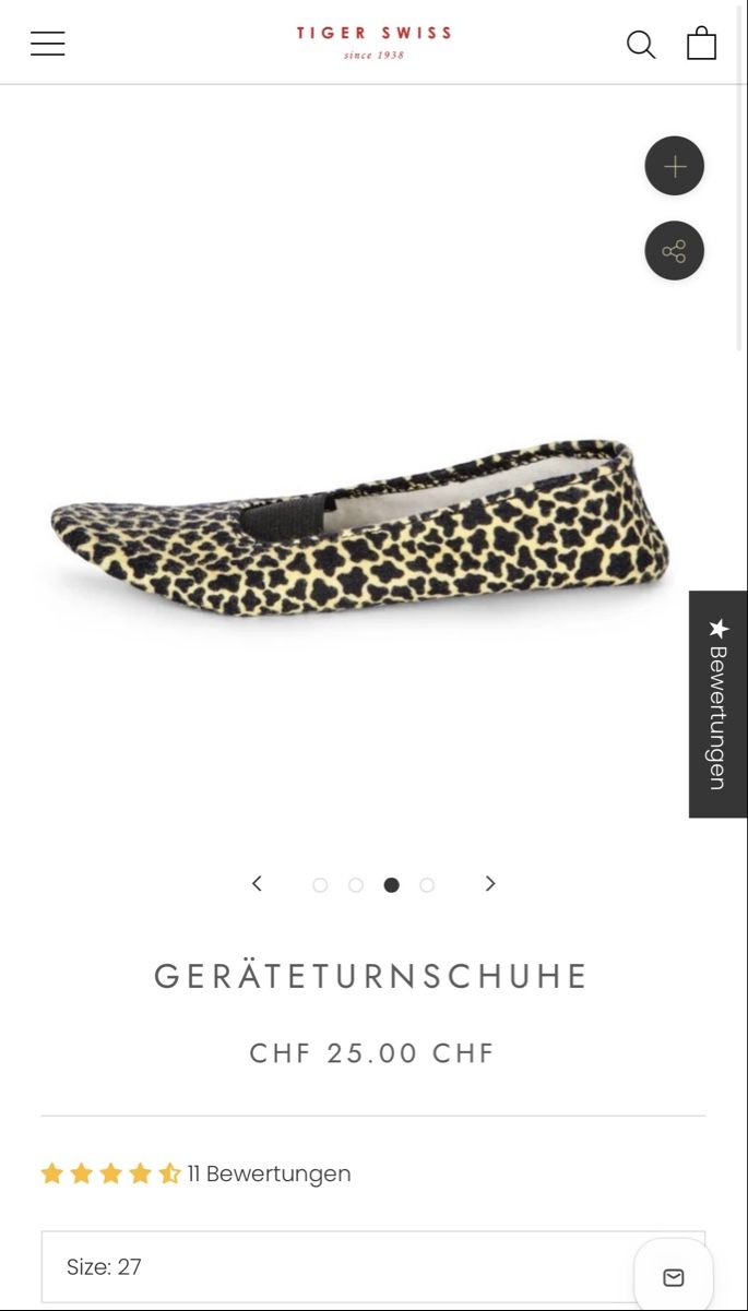 Scarpe per ragazze: Tiger Swiss Geräteturnschuhe  – Nuovo (secondo la descrizione) da Belp venduto da Secondhand11 1