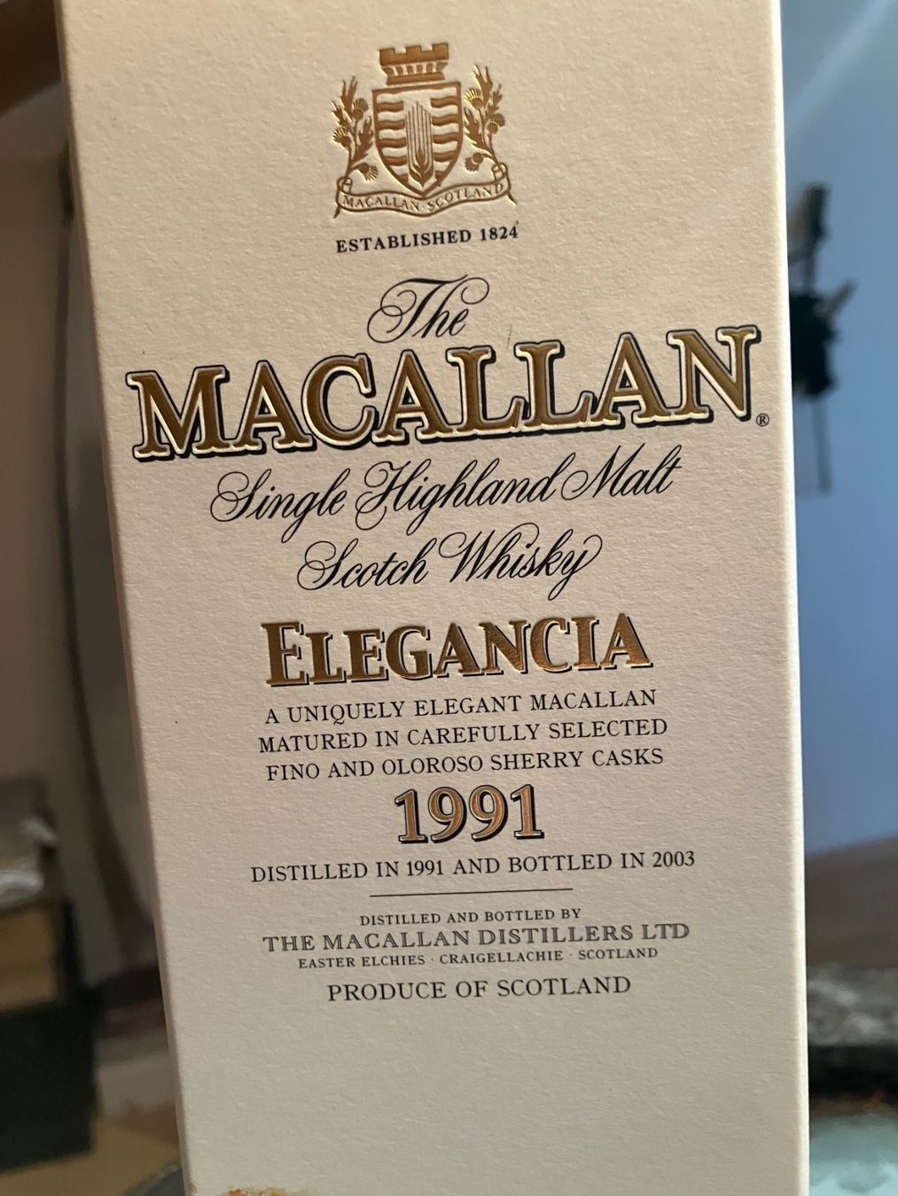 Macallan Spirituosen: Macallan Elegancia 1991 1 Liter – Neu und originalverpackt aus Aarwangen von concorde58 4