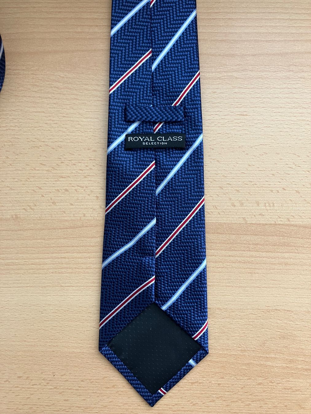 Cravatte: Royal Class Krawatte, blau – Usato da Diepoldsau venduto da mabeapt 2