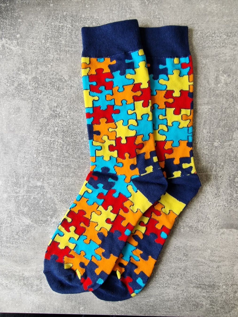 Calze: Socken Puzzle – Nuovo e nell'imballaggio originale da Winterthur venduto da andrekeller95