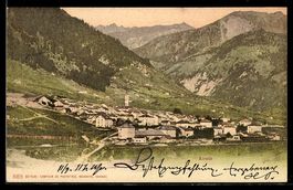 AK Airolo, Veduta del paese