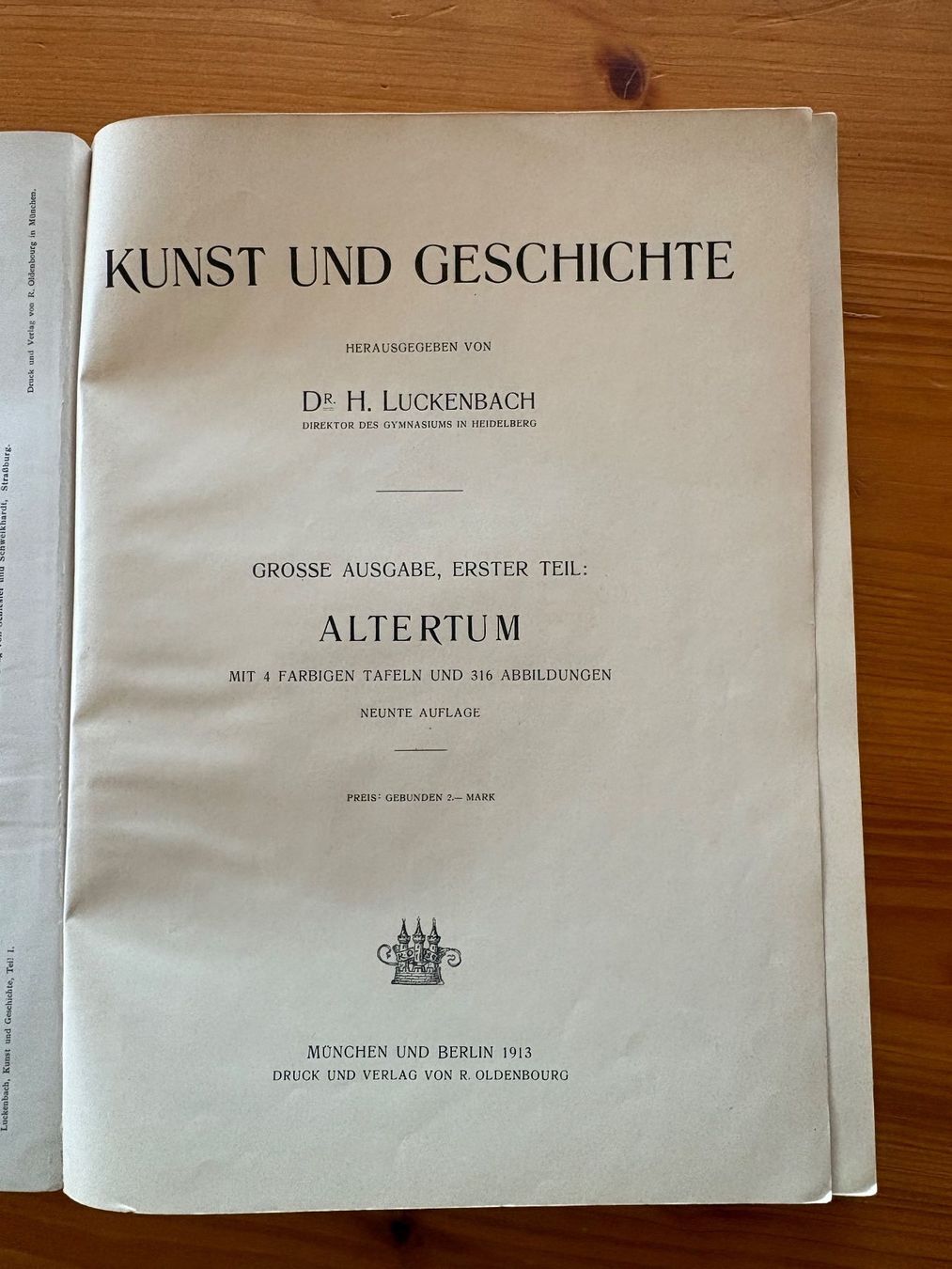 Libri: Kunst und Geschichte von H.Luckenbach – Usato da Rieden SG venduto da kadogaru56 1
