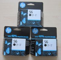 3x HP Druckerpatronen 56 schwarz OVP im Set