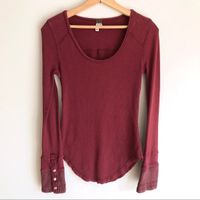 Free People Biker Thermo Shirt Pullover M zu Nile RAR