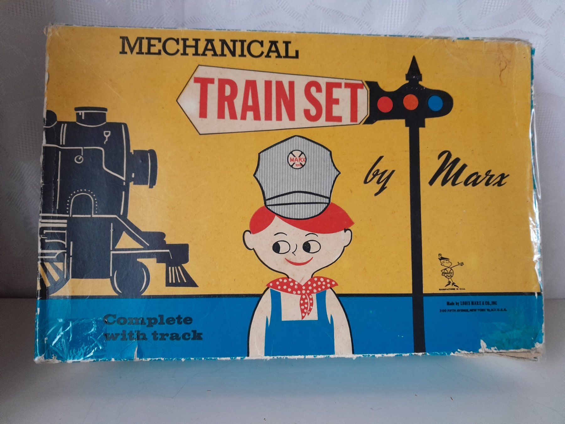Modellini di ferrovie: Mechanical Eisenbahn-Set vom Marx, USA 1977 + Geschenk – Usato da Schwarzenbach SG venduto da utschu09 1
