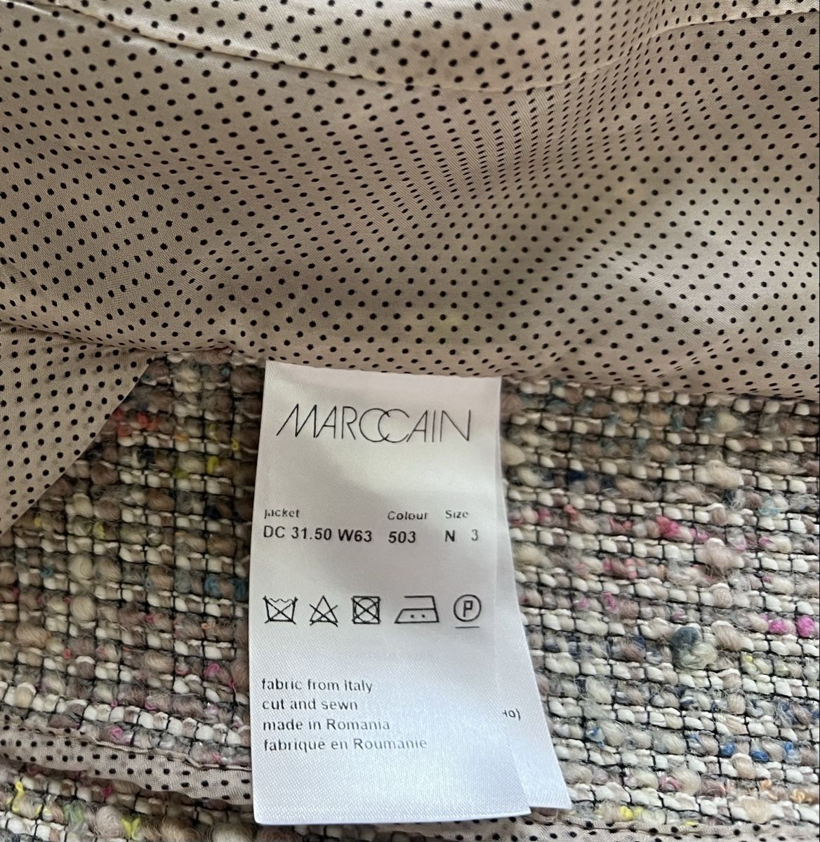 Marc Cain Vestes: MarcCain Tweed Jacke, Grösse N3 – D'occasion à Uster par Family_Boutique 7