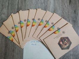 🧙‍♂️ Crypto Stamp Circus – 10x Stück Regenbogen Zauberer