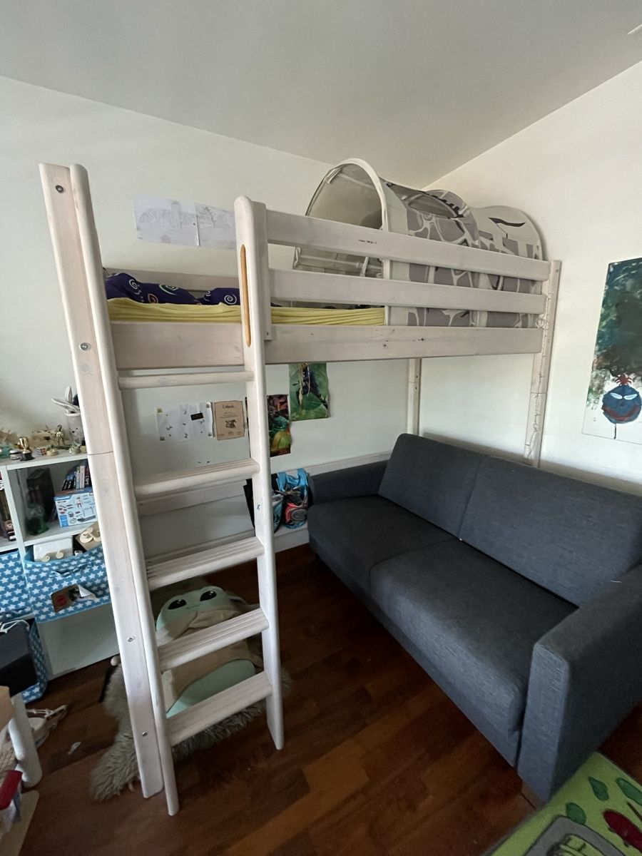 Lits: Flexa Hochbett mit Tunnel – D'occasion à Lachen SZ par Tosser72 1
