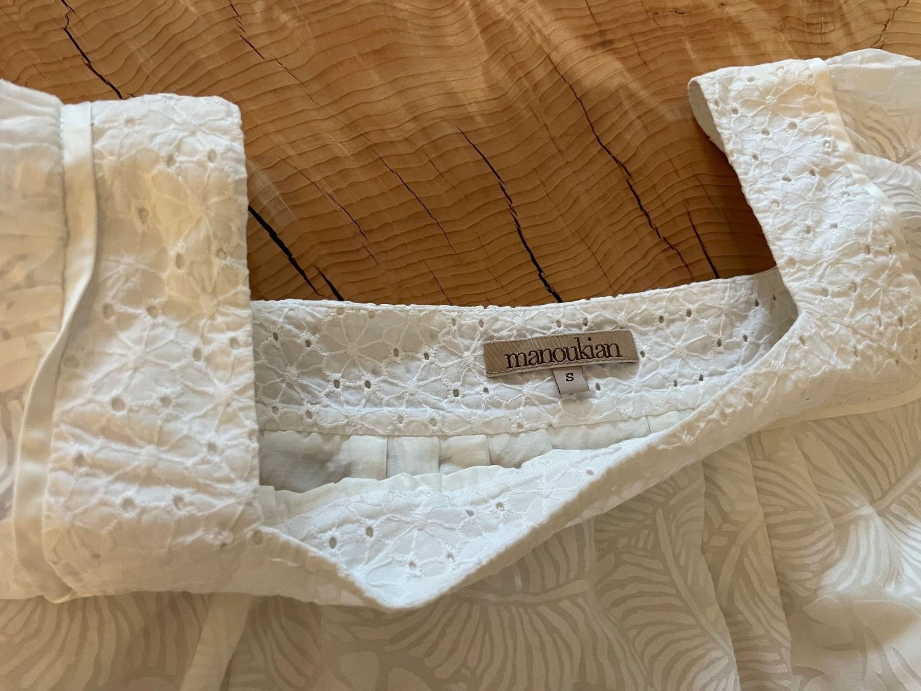 Vestiti: Summer Kleid mit bestickten Einsätzen MANOUKIAN Gr. S | Robe – Usato da Zürich venduto da AnnaSa 4