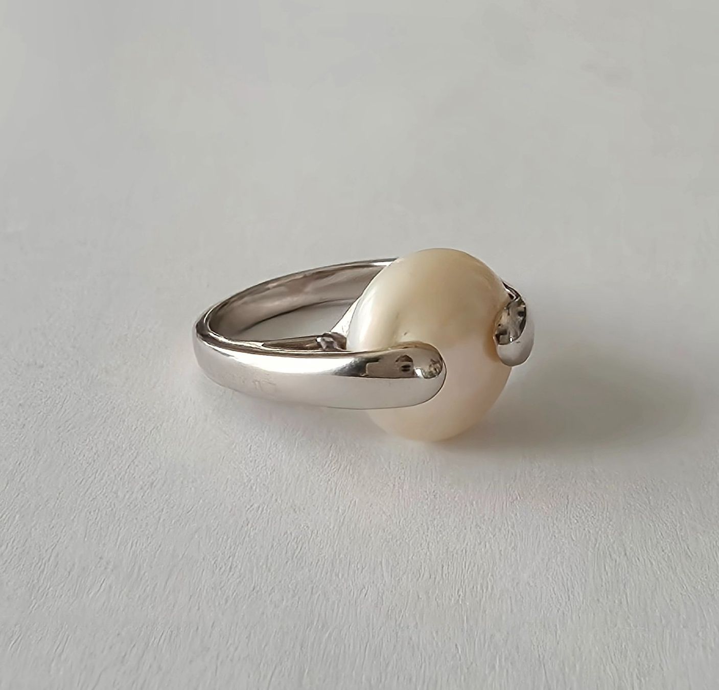 Anelli: Silberring 925 mit Echt Perlen, modern & elegant - Neu – Nuovo e nell'imballaggio originale da Uetikon am See venduto da Coralreef 4