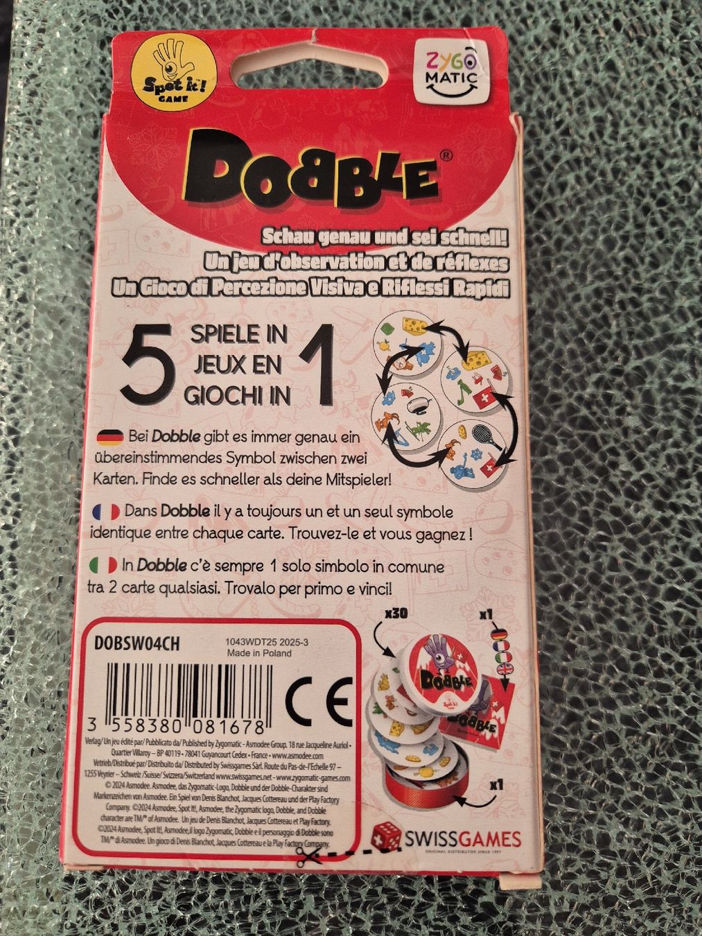 Jeux: DOBBLE SWISS  !NEUF!  – Neuf avec emballage d'origine à Onex par pie_bx5h 2