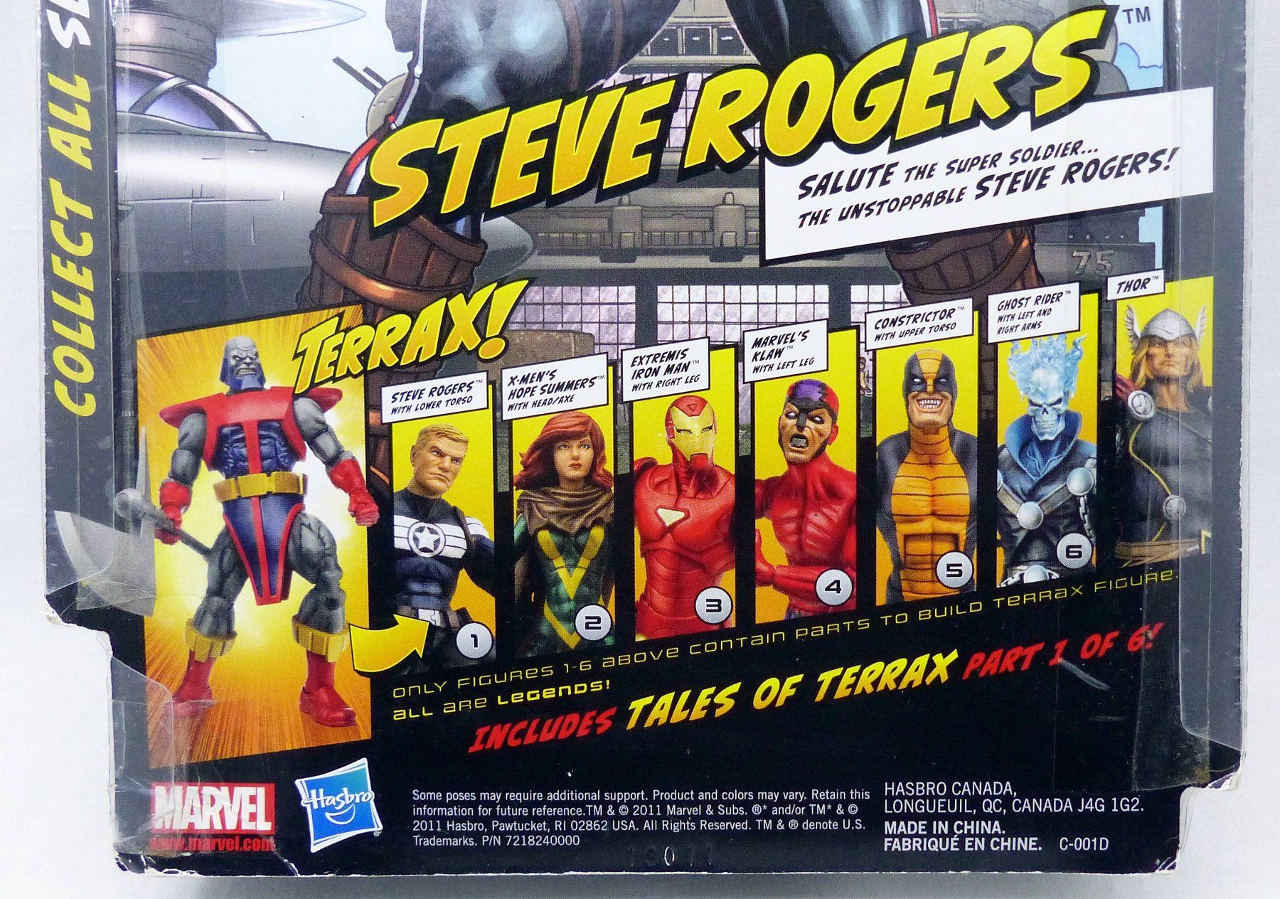 Hasbro Statuette: MARVEL'S STEVE ROGERS TERRAX MARVEL UNIVERSE LEGENDS 2011 – Usato da Lugano venduto da YouWantUS 3