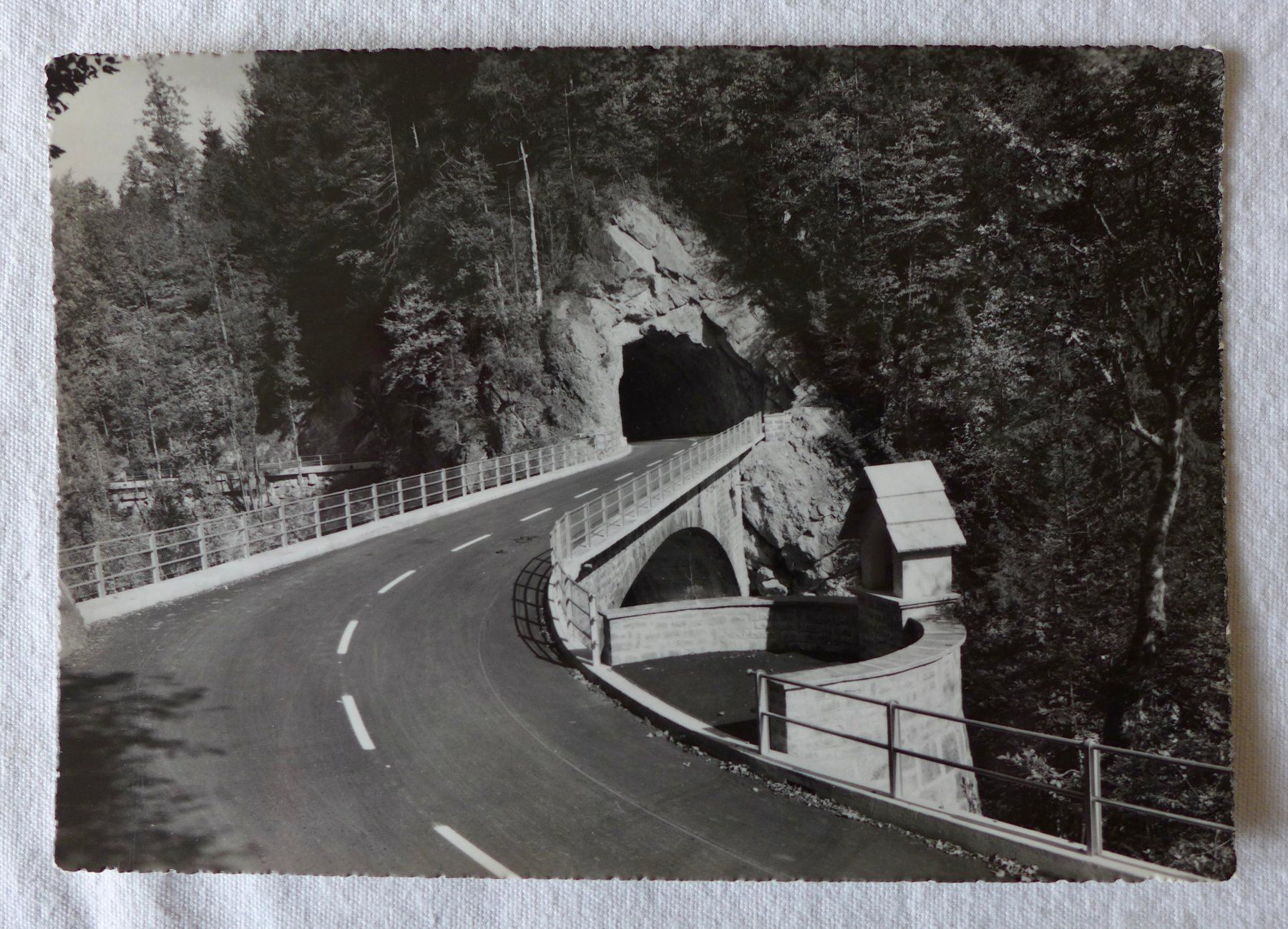 Ansichtskarten: AK SCHÜPFHEIM LU, Lammschluchtbrücke – Gebraucht aus Wallisellen von aloa09