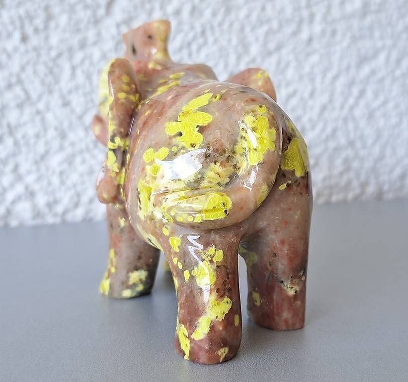 Statuette: Elefant aus Rosenmarmor – Usato da Stans venduto da wer_fd5f 2