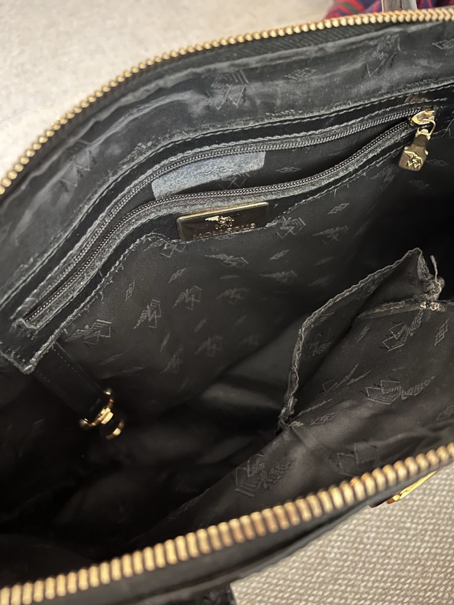 Maison Mollerus Taschen für Damen: Maison Mollerus Handbag Black Logo Pattern  – Gebraucht aus Lausanne von Danash 5