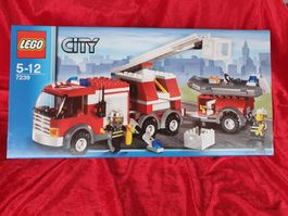 Lego City 7239  Feuerwehr Fahrzeug
