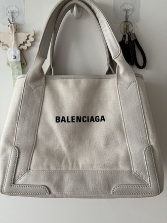 Balenciaga Canvas Leather Hand Bag