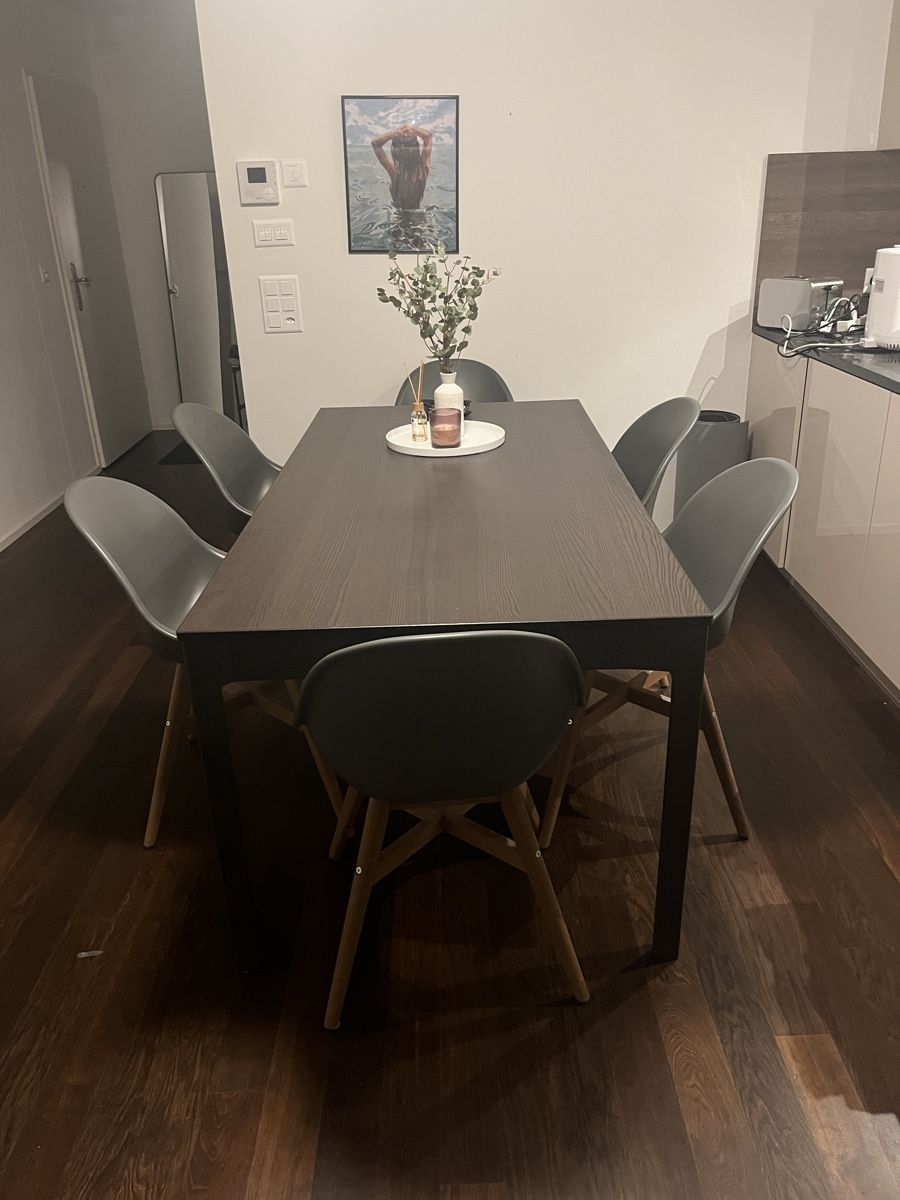 Ikea Sedie: 4 Stühle dunkelgrau/anthrazit – Usato da Uster venduto da nic_nb77 2