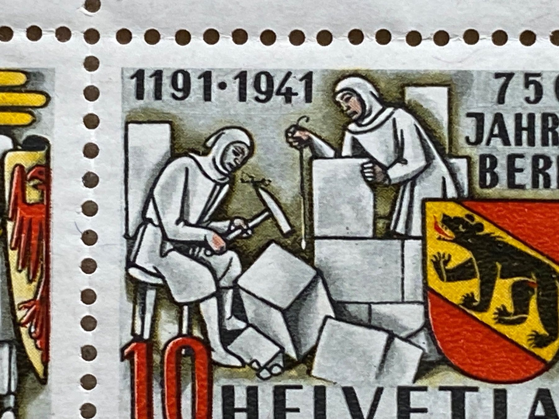 Tutti i francobolli: 253, Viererblock, postfrisch, mit Spinne – Usato da Aarau venduto da hilde47