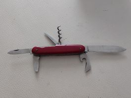 Taschenmesser rot Inox Mehrzweckwerkzeug gebrauchter Zustand