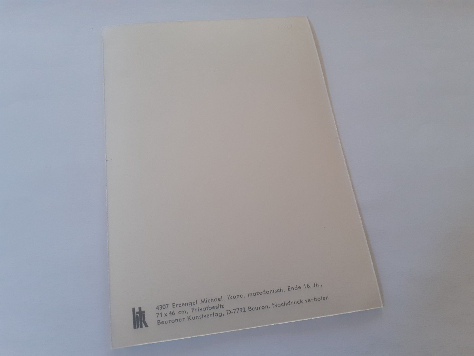 Cartoline postali: KUNST - ERZ ENGEL MICHAEL - IKONE – Usato da Winterthur venduto da Ornyx7 1